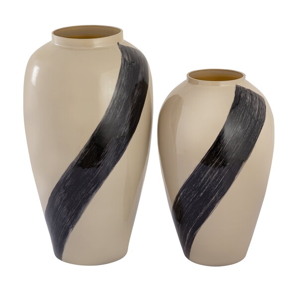 Brushstroke Vase, Large Cream